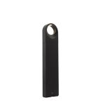 Ansell LED Sokkel Lamp Brock Grafiet 7.7W 447lm - 830 Warm Wit | 65cm - IP65