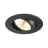 SLV New Tria 68 Spot Aluminium Zwart Rond 8.3W 750lm 38D - 930 Warm Wit | Zaagmaat 68mm -  Beste Kleurweergave - Dimbaar 