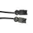 Noxion GST - Compatibel Verlengkabel Zwart - Mannelijk + Vrouwlijk - 3m - 3 pole 1,5mm2